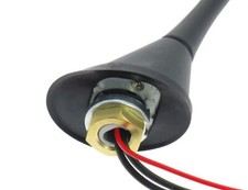 Antenna Dietz 12V attiva 70 gradi per FM/DAB+ nel design 16V 5m spina DIN SMB Bu