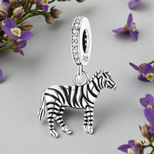CHARM ZEBRA ARGENTO 925 JUVE