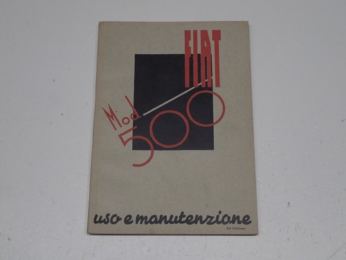 Fiat 500 topolino - fiat, libretto