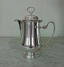 VINTAGE ARGENTERIA SAMBONET SBT CAFFETTIERA ALPACCA ARGENTATA CONTOUR GRANDE DIM