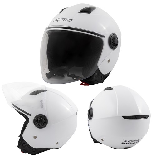 Open face jet helmet - face,