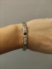 Nomination Bracciale elastico con pietra dura e oro