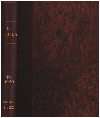 Critica anno xviii - la, xviii,