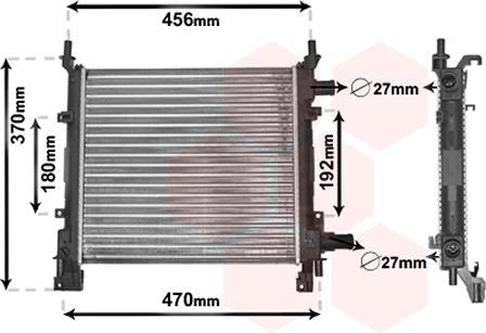 Radiatore ford i - radiatore, 1.3