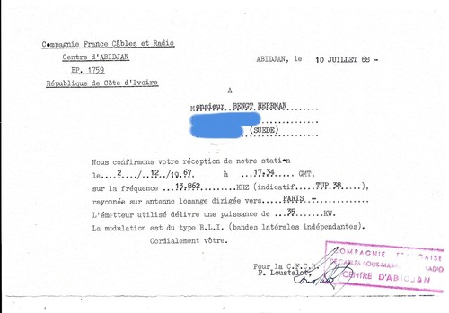 Qsl radio cavi francesi - cavi,