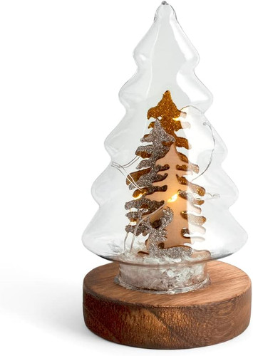 Natale albero vetro - albero, in