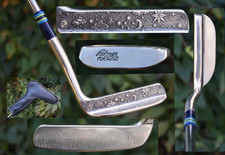 Splendido putter oro personalizzato Palmer RB822 / Napa 8802 fresato e lucido BB&F Co