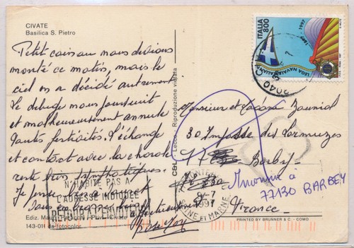 Italia 1997 cartolina - italia,