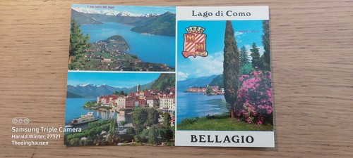 Postkarte bellagio lago - bellagio, do