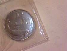 5 LIRE dal 1950 al 1991