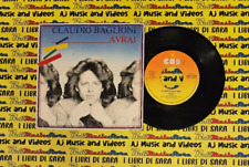 LP*45 7"CLAUDIO BAGLIONI Avrai 5 una casa nuova Avrai strumentale 1982 italy CBS
