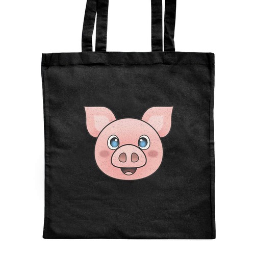 Borsa shopper happy pig - 'happy,