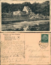 Ritiro forestale Oederan al ristorante Klein-Erzgebirge Erzge 1936