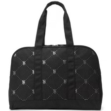 Borsone Victoria's Secret Weekender grande nero tote zip VS logo nuovo-