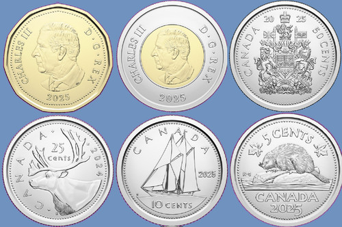 Set 2025 canada coins - 6,