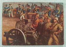 CARTOLINA REGGIMENTALI ARTIGLIERIA ITALIA DAMIANO CHIESA DIVISE E BANDIERA