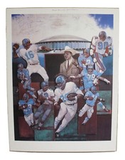 Houston Oilers AFL autografato 20x25 stampa artistica dita mobili museo dello sport