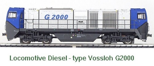 Locomotive diesel type vossloh - locomotive,