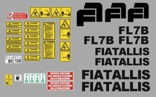 FIAT ALLIS FL7B decalcomanie