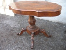 TAVOLO A BISCOTTO LUIGI FILIPPO FINE 800 LOMBARDIA  2 - CASSETTI - DA RESTAURARE