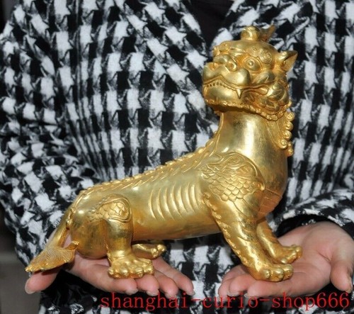 China dynasty bronze gilt - bronze,