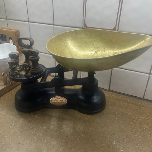 Vintage black libra cast - cast, iron
