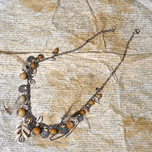Collana piuma all - piuma,