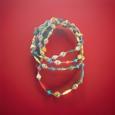 Collana perle carta - perle,