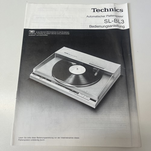 Technics bl3 giradischi - technics, sl-bl3