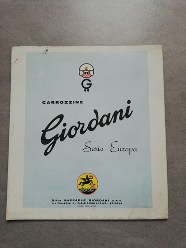 Giordani depliant carrozzina - giordani,