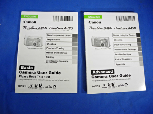 Canon powershot a460 - canon, a450