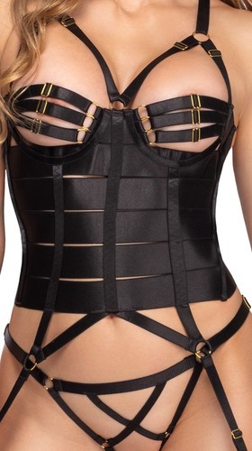 Corsetto intimo nero - corsetto,