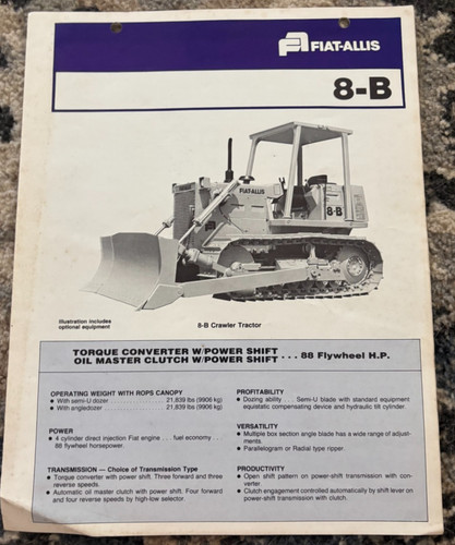 Brochure dozer trattore - brochure,