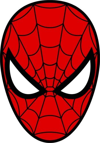 Maschera spiderman colorata - spiderman,