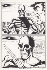 ROMANINI tavola originale di KRIMINAL 232-35  firmata