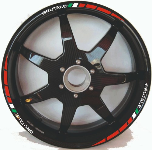 Adesivi moto striscie cerchi - moto,