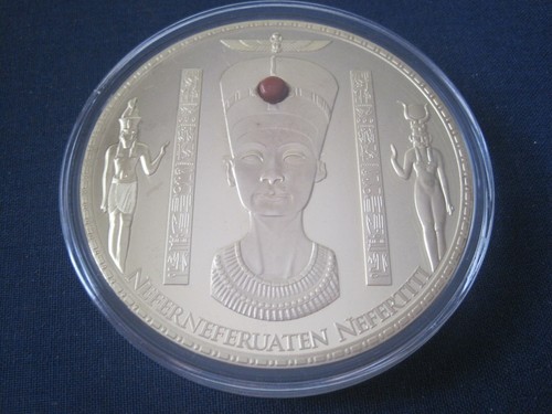 Medaglia gigante nefertiti - medaglia,