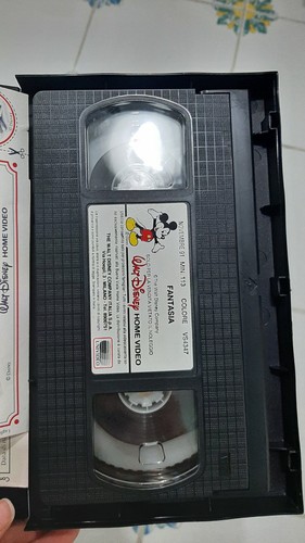 Vhs fantasia walt disney - vhs,