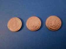 Lotto Di 3 Monete Da 50 Lire