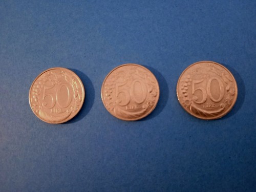Lotto monete 50 lire - da,