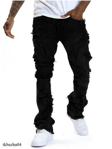 Jeans uomo strappato - , effetto