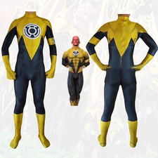 Body Lanterne Gialle Sinestro Lanterna Verde Costume Costume Cosplay