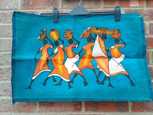 Vintage african batik fabric - african,