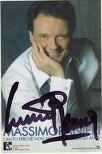 Massimo Ranieri Official Signed Postcard Cartolina Autografata Autografo Musica