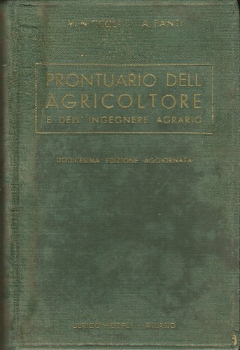 Prontuario dell agricoltore - prontuario, dell'agricoltore