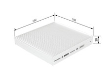 Filtro aria abitacolo per FIAT LANCIA ABARTH 500 C 500e Cabriolet PANDA VAN