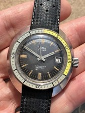 Diver Rare Jumbo Vetta Super Automatic 20 ATM Sub Bakelite Bezel Vintage Watch