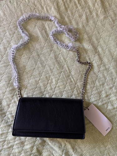 Borsa mango pochette nera - mango,