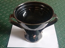 Vintage PERUGIA Deruta Cima Vaso Coppa Ceramica Anni '30 (NO minghetti castelli)