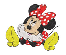 Toppa ricamata topolino